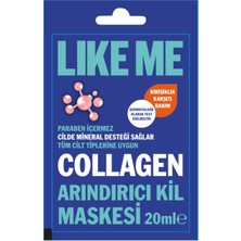 Like Me Collagen Arındırıcı Kil Maskesi 20ML 2 Adet
