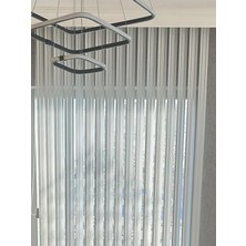 Özel Jaluzi Beyaz Pvc Dikey Perde  Döndürülebilen Tam Açık Ya Da Tam Kapalı  Pvc Dikey