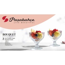 Paşabahçe Bouquet Dondurmalık 240 cc 2'li 4 Adet