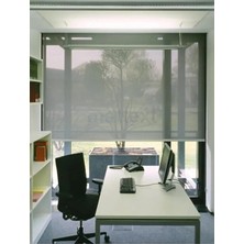 Mattext Gri Sun Screen Stor Perde