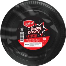 Roll-Up Party Dreams Tabak Siyah 10'lu 2 Adet