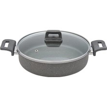 Matmel Granit Karnıyarık Tenceresi - Gri - 28 cm