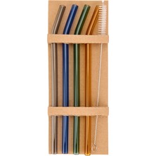 Matmel 4'lü Cam Pipet - Renkli - 20 cm
