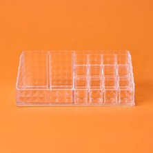 Matmel Living Diamond Klasik Organizer - Şeffaf - 23X13X9 cm