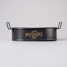 Matmel Mini Oval Patates & Cips Sunumluk - 21X13 cm