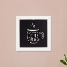 Matmel Deco Coffee Duvar Panosu - Siyah - 20X20 cm