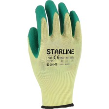 Starline E-54-G Lateks Eldiven Yeşil