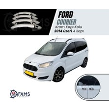 Fams Otomotiv Ford Courier Krom Kapı Kolu 4 Kapı 2014> Paslanmaz Çelik