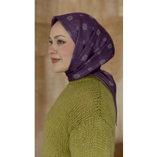 Lo'cella Pamuklu Soft Eşarp 4568-6 Mor