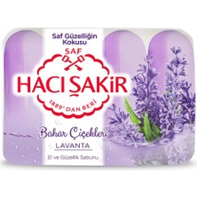 Hacı Şakir Bahar Çiçekleri Lavanta Güzellik Sabunu 4X70 G 3 Adet