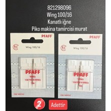Pfaff Wing 100/16 Kanatlı iğne 821298096 2 adettir