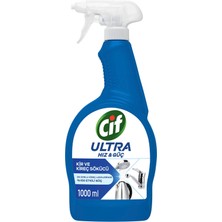 Cif Ultra Hız & Güç Kireç Sökücü Sprey Leke ve Kir Çıkarıcı Banyo 1000 ml