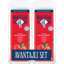 Le Petit Marseillais Çilek Duş Jeli 2X400 ml 2 Adet