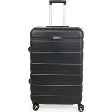 Matmel Titan Büyük Boy Abs Valiz - Siyah - 76X52X30 cm