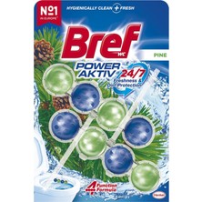 Bref Power Aktif Wc Blok Çam 2 x 50 G 4 Adet