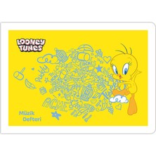 Looney Tunes 30 Yaprak Karton Kapaklı Müzik Defteri 2 Adet