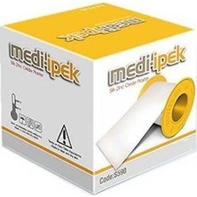 Medi İpek Tıbbi İpek Flaster 5 m x 5 cm Uzun Süre Yapışkanlık Özelliği ile Kullanım Kolaylığı