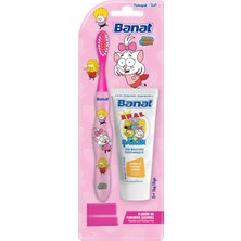 Banat Kral Şakir Diş Macunu 25 Ml+Diş Fırçası Seti 4 Adet
