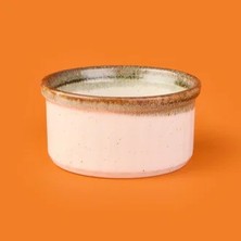 Matmel Porselen Sufle Kabı - Yeşil - 9 cm