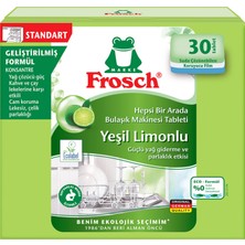 Frosch Yeşil Limon Bulaşık Makinesi Tablet 30'lu