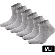 Just Inner Erkek 6'lı Pamuklu Patik Çorap Mevsimlik Nefes Alan (14200)