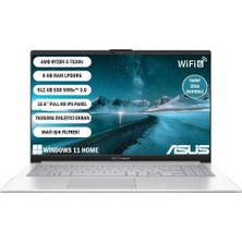 Asus Vivobook 15 AMD Ryzen 5 7520U 8 GB 512 GB SSD 15.6" FHD WINDOWS11 Home E1504FA-NJ2509W