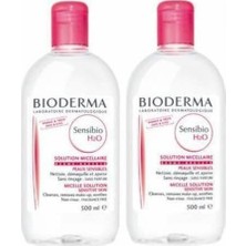 Bioderma Sensibio 500 ml x 2 Parça Hassas Ciltler İçin Makyaj Çıkarıcı Temizleyici