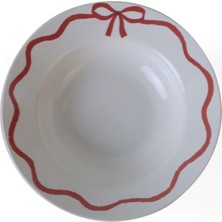 Keramika Fiyonk Dekor Makarna Tabak 20 cm 5 Adet