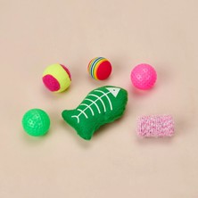 Matmel 6'lı Kedi Oyuncağı - Renkli