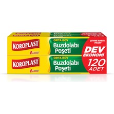 Koroplast Dev Ekonomi Buzdolabı Poşeti (3+1) Orta 120'LI