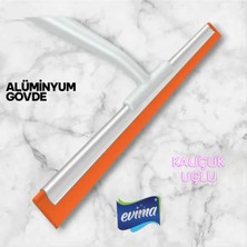 Evima Alüminyum Çerçeve Kauçuk Uçlu Orjinal Plastik Sap Cam Temizliği ve Tezgah Temizliği Için Çek Çek