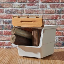Matmel Bambu Görünümlü Tekli Organizer - 33 Lt