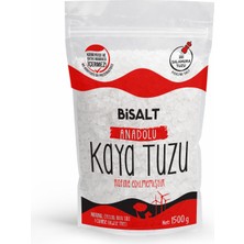 Bisalt Anadolu Kaya Tuzu Sofrada Öğütme 1500 G (Iri Taneli Iyotsuz)