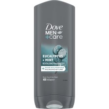 Dove Men +Care Eucalyptus + Mınt Duş Jeli 400 ml 3 Adet