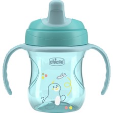 Chicco Yarı Yumuşak Uçlu Bardak +6 Ay Mavi 200 ml 4 Adet