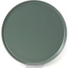 Keramika Nordic Servis Tabak Yeşil / Gri 25 cm 5 Adet