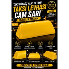 Solveks Taksi Levhası Cam Sarı Yazısız