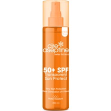 Cire Aseptine 50SPF Şeffaf Güneş Koruyucu 200 ml 5 Adet
