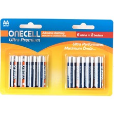 Matmel Ultra Premium Alkalin 1,5 V. 8'li Aa Boy Pil