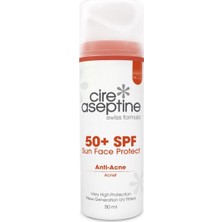 Cire Aseptine Yüz Güneş Koruyucu Akne Karşıtı 50SPF 50 ml 4 Adet