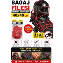 Solveks Bagaj Filesi Elastik Küçük Boy 40X40CM Kırmızı