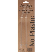 Matmel Time 2'li Cam Pipet - Şeffaf - 21 cm