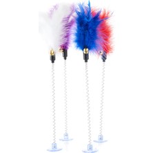 Matmel Vantuzlu Tüylü Kedi Oyuncağı - Asorti - 33 cm