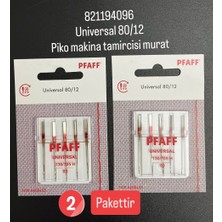 Pfaff  Universal 80/12 821194096  Dikiş iğnesi (2 Pakettr 10 adettir)