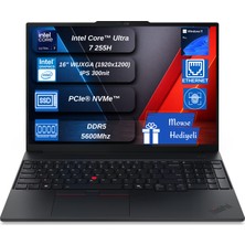 Lenovo Thinkpad E16 Gen 3 Intel Core Ultra 7 255H 16GB Ddr5 2tb SSD Win 11PRO 16 Inç Wuxga (1920 x 1200) IPS 300NITS Taşınabilir Bilgisayar 411W21SR006RTXEX09