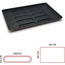 Mutfak Kitap Sandviç Ekmeği Tavası Teflon 40 x 60 cm.