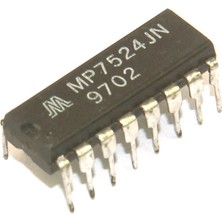 Devre Dünyası MP7524JN 8-Bit Cmos Digital To Analog Converter Entegresi DIP16