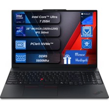 Lenovo Thinkpad E16 Gen 3 Intel Core Ultra 7 255H 32GB Ddr5 2tb SSD Win 11PRO 16 Inç Wuxga (1920 x 1200) IPS 300NITS Taşınabilir Bilgisayar 411W21SR006RTXEX10