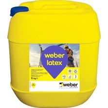 Weber Latex 5 kg Yüksek Nitelikli Su Yalıtım Malzemesi Aderansı Artırıcı ve Elastikiyet Sağlayıcı