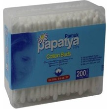Papatya Kulak Pamuğu 200 Adet Extra Kalite Kokusuz Temizlik Etkisiyle Kullanıma Uygun